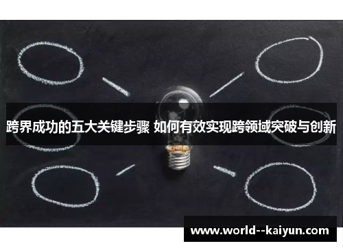跨界成功的五大关键步骤 如何有效实现跨领域突破与创新 跨界成功的五大关键步骤 如何有效实现跨领域突破与创新